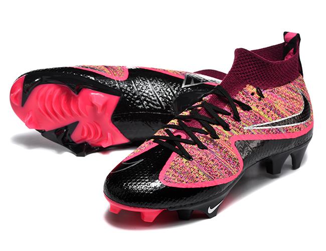 נעלי כדורגל נייקNike Vapor Edge 360 Untouchable Mid שחור ורוד