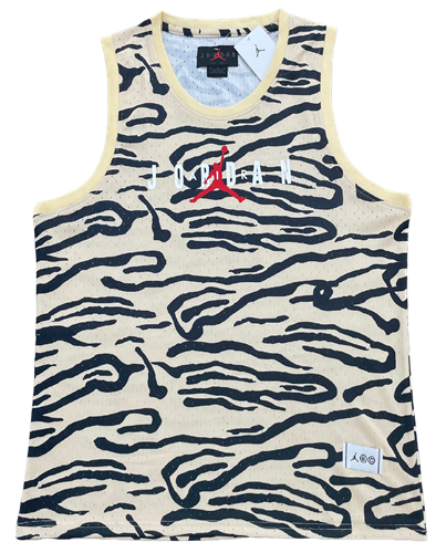 גופיית אייר ג'ורדן Air Jordan בז' שחור