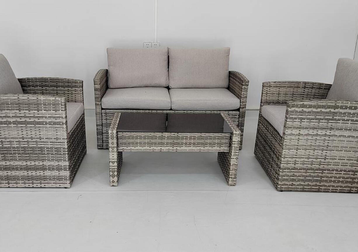 מערכת ישיבה לגינה ולמרפסת ראטן דגם פורטוגל