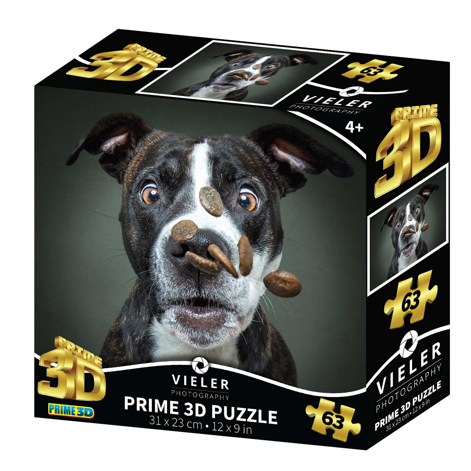 פאזל תלת מימד כלב סאלפר 63 חלקים מבית Prime 3D