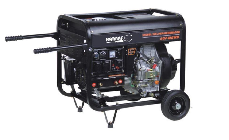 גנרטור דיזל לריתוך 4800W 190Ah KARNAF