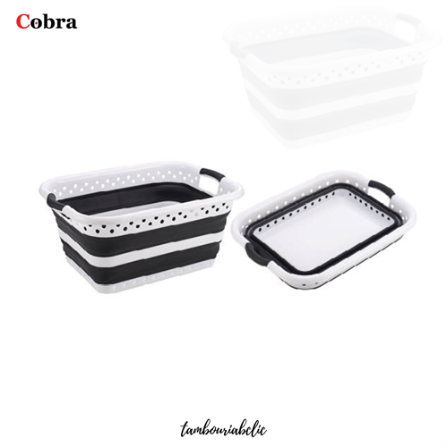 סל כביסה סיליקון מתקפל 26 ליטר COBRA – איכות, נוחות וחיסכון במקום