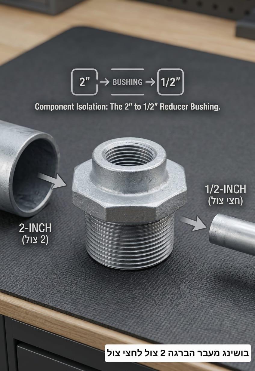 בושינג מתאם מעבר הברגה מ 2 צול למידה 2\1 צול קמפינג לייף