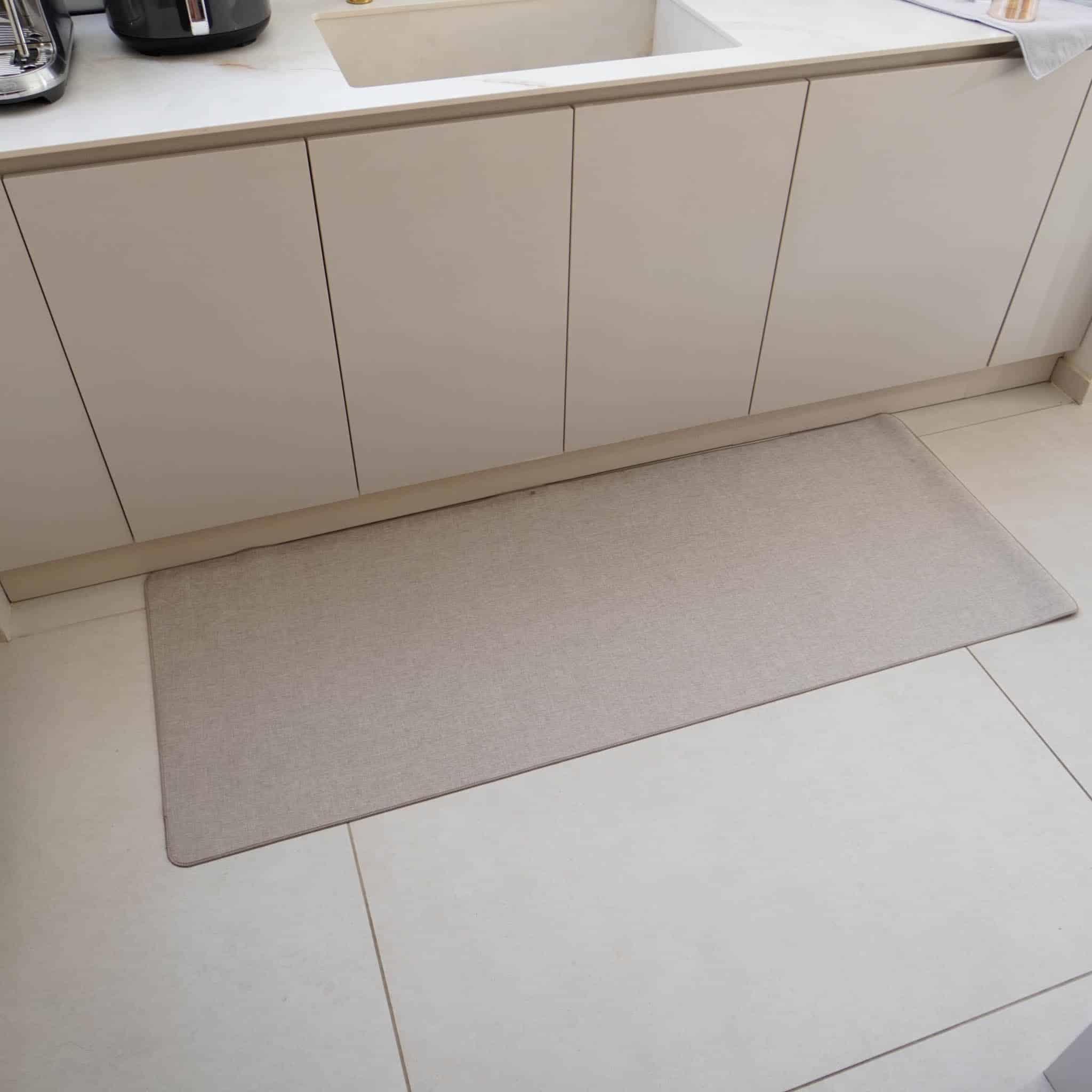 שטיח כביס עם בטנה גומי - צבע בג