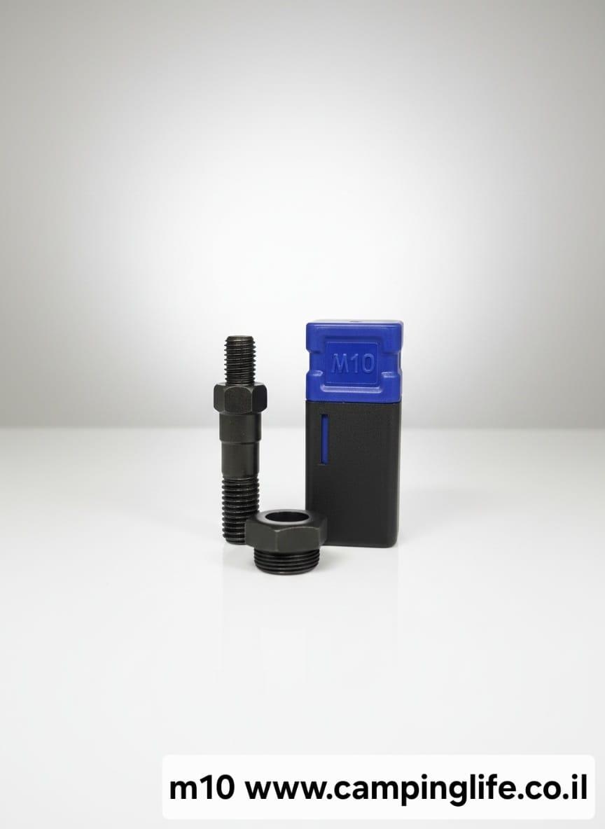 M10 RIVETOR CONVERSION KIT משיכת תרמיל הברגה עיוורת פריט בודד בקופסא פקק כחול 10 M קמפינג לייף
