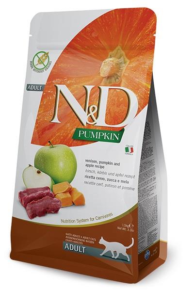 N&D דלעת צבי חתול 5 קג Natural&Delicious