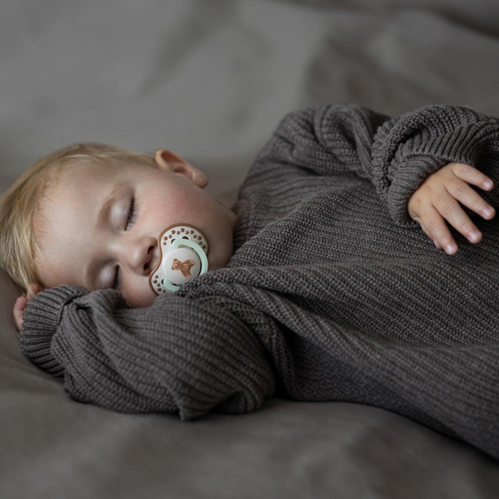 סט מוצצי לאבי מהדורת דובי לאב 6-18 זוהר בחושך