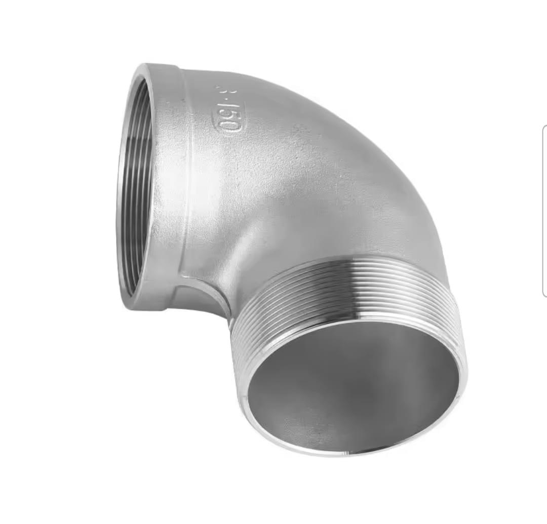 זוית 90 מעלות נירוסטה 2'' צול הברגה נקבה וצד נגדי זכר קמפינג לייף זוית 90 מעלות נירוסטה 2'' צול הברגה נקבה וצד נגדי זכר קמפינג לייף