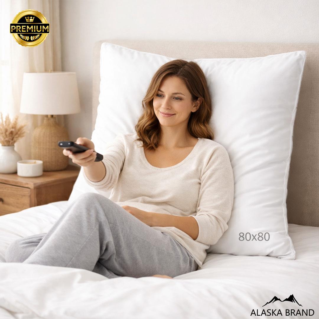 כרית פינוק גדולה 80X80 - מלאה במיוחד