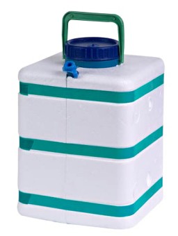 מיכל מים קלקר 5 ליטר מיועד למים וקוביות קרח עם פתח גדול ופייה קמפינג לייף