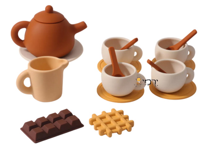 מסיבת תה סיליקון 18 חלקים