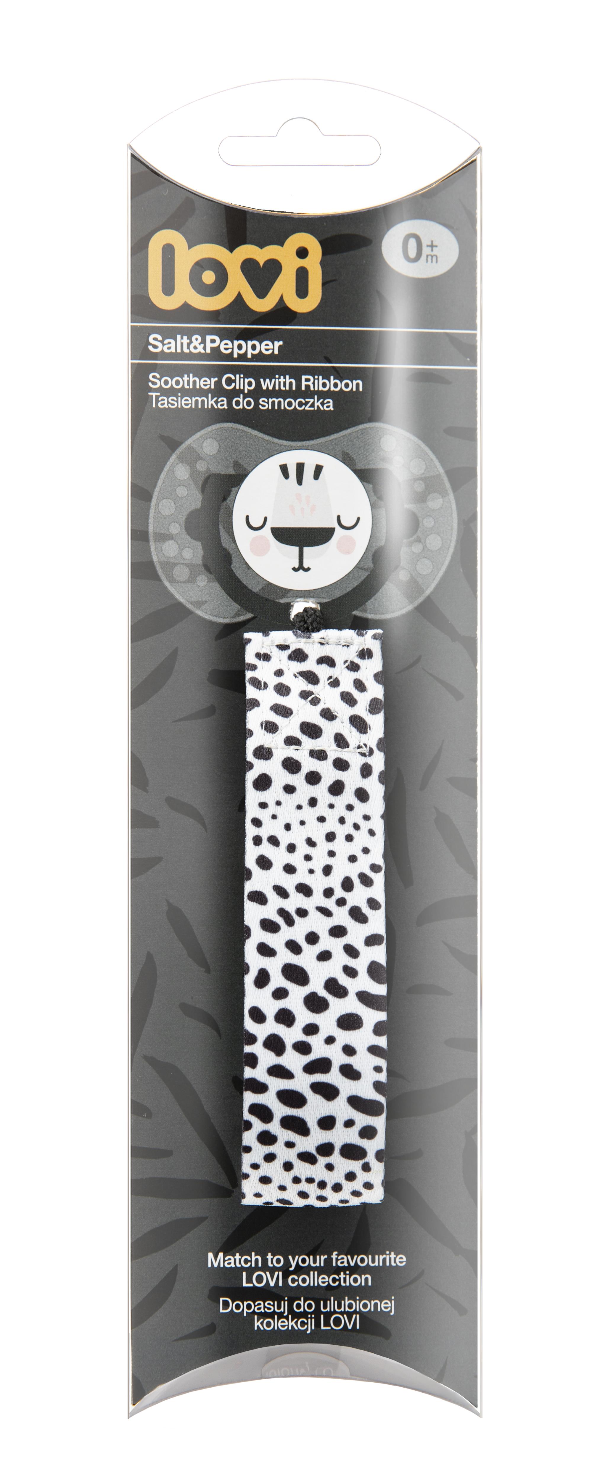 מחזיק מוצץ סרט מהדורת מלח & פלפל מחזיק מוצץ סרט מהדורת מלח & פלפל