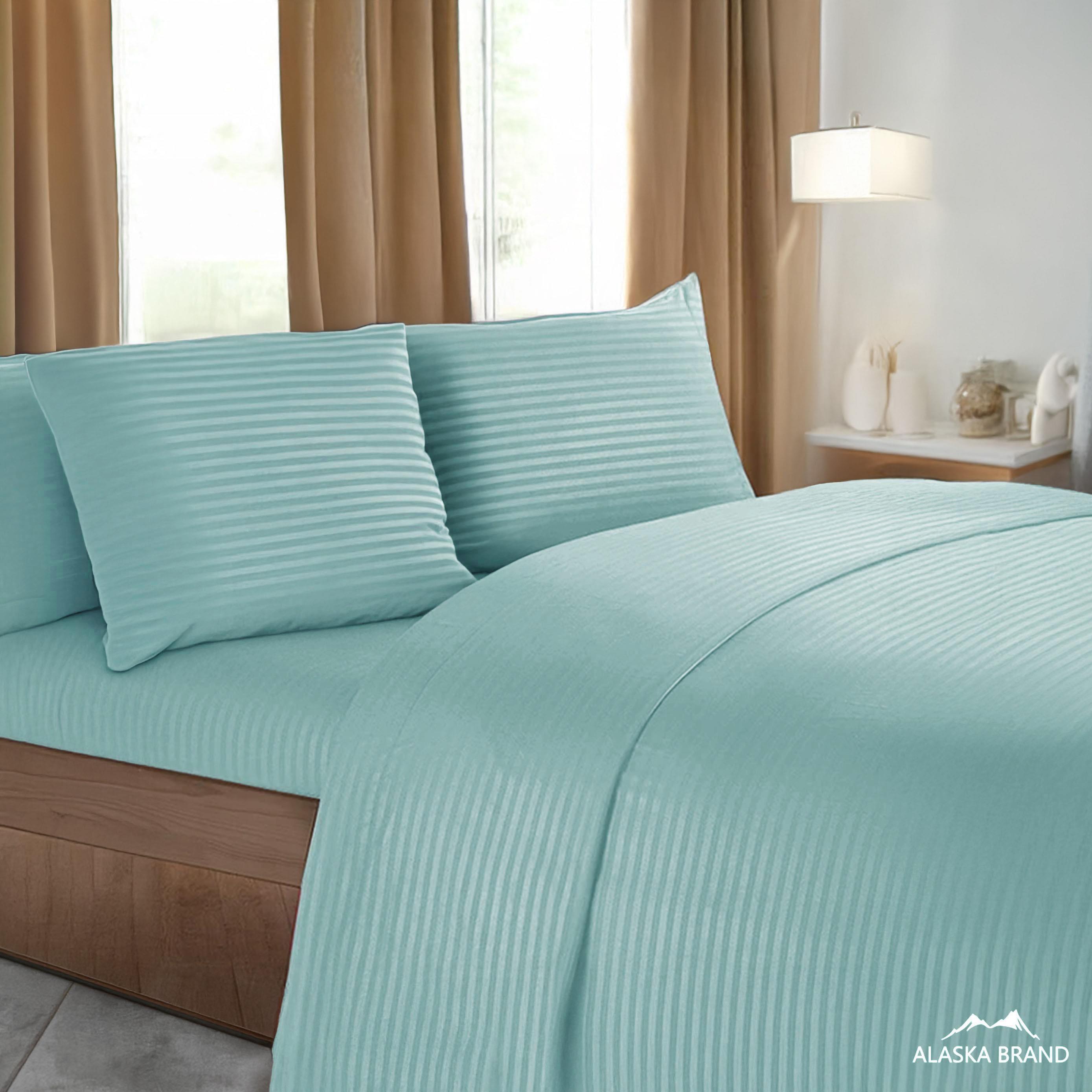 מצעי 100% כותנה מצרית אריגת סאטן 500 חוט | Satin Symphony תכלת אייס מצעי 100% כותנה מצרית אריגת סאטן 500 חוט | Satin Symphony תכלת אייס