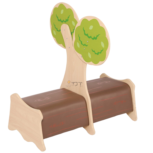 ספת ישיבה כפולה דגם עץ
