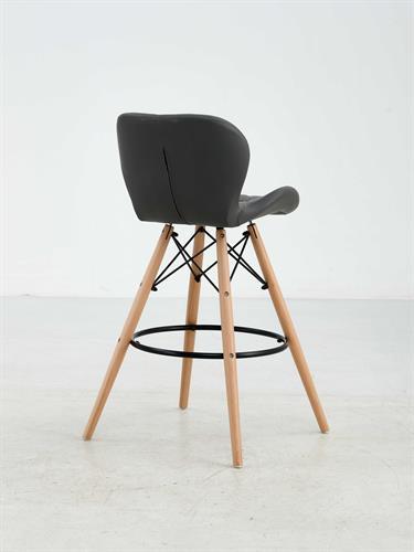 כסא בר מעוצב דגם מונקו צבע אפור כסא בר מעוצב דגם מונקו צבע אפור