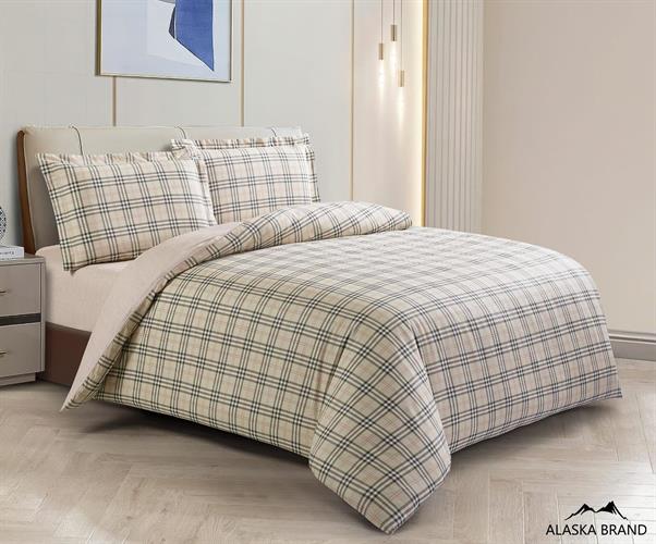 סט מצעים 200 חוט לאינצ' 5 חלקים 100% כותנה - סנטוריני