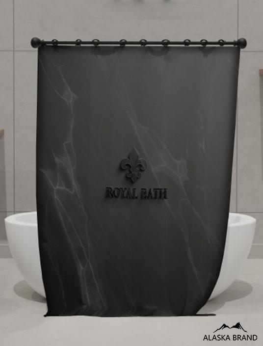 וילון אמבטיה איכותי דגם - Royal Bath