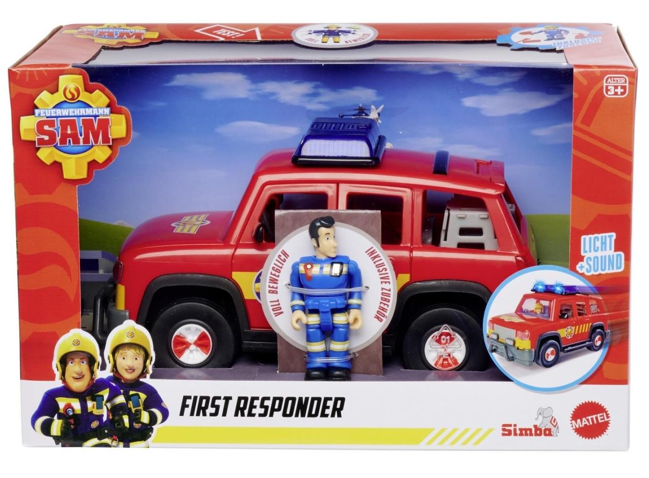 סמי הכבאי - רכב חירום ועזרה ראשונה עם דמות