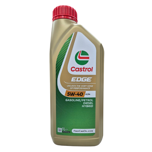 שמן מנוע לרכב EDGE 5W-40 מבית CASTROL | תכולה 1 ליטר