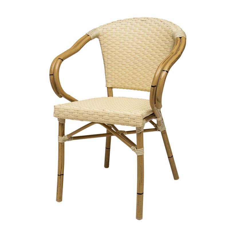 כסא לבתי קפה ומסעדות אלומיניום דגם פרו