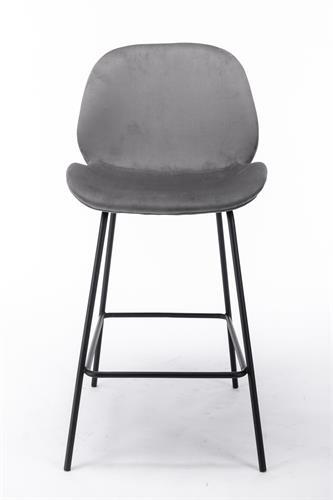 כסא בר מעוצב דגם זנזיבר צבע אפור כסא בר מעוצב דגם זנזיבר צבע אפור