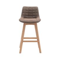כסא בר מעוצב דגם איטליה דמוי עור צבע חום