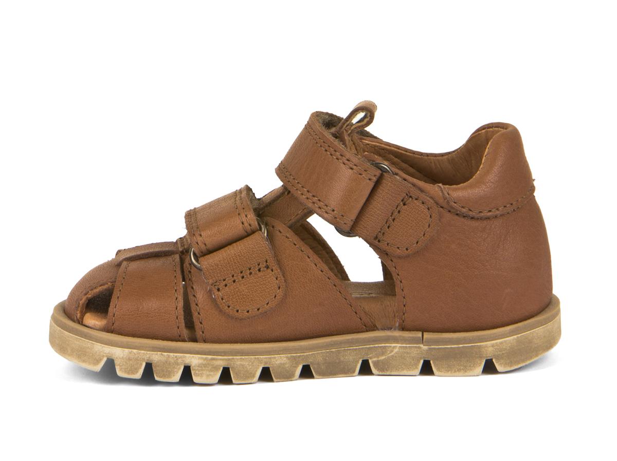 סנדלי עור פרודו וולקרו כפול FRODDO G3150213 BROWN