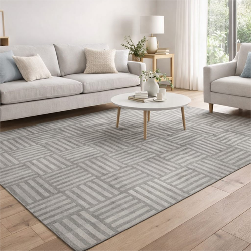 שטיח מודרני אפור דגם אופוס-05