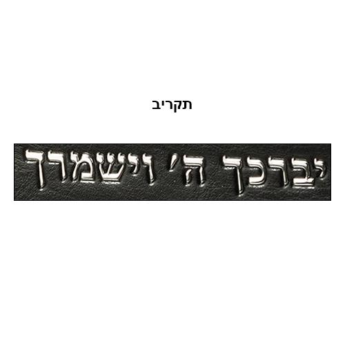 תיק טלית מפואר עם ידית 36*23 - יברכך