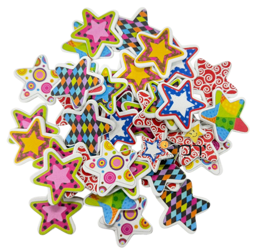 מדבקות סול כוכבים צבעוניים