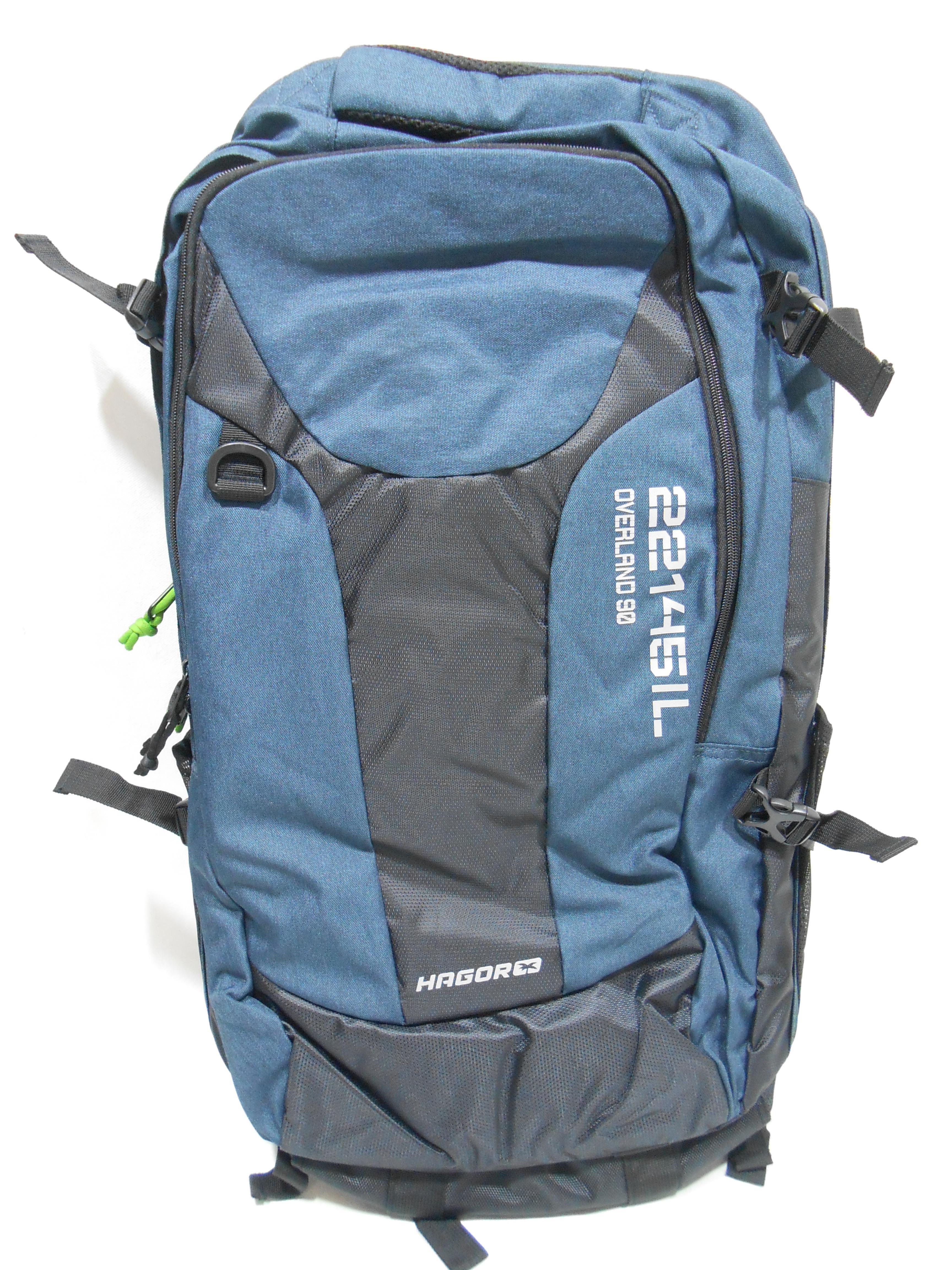 תיק תרמיל גב אוברלנד צבע כחול מלאנז נפח 90 ליטר 313014 OVERLAND BLUE MELANGE קמפינג לייף