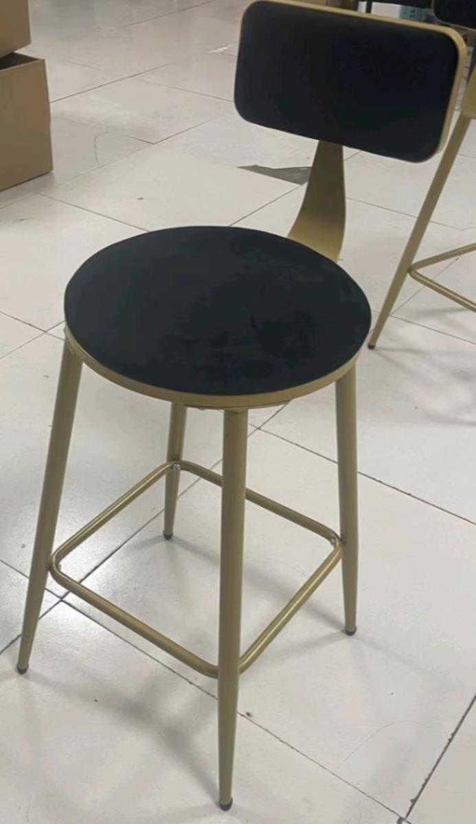 כסא בר מעוצב דגם סיישל צבע שחור