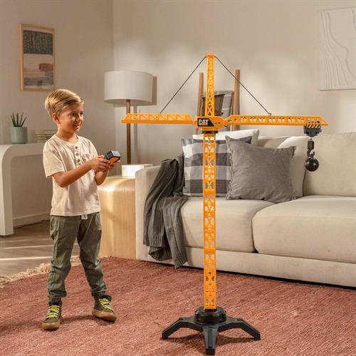 מנוף ג'מבו חשמלי מבית CAT בגובה 125 ס"מ עם סיבוב של 360 מעלות