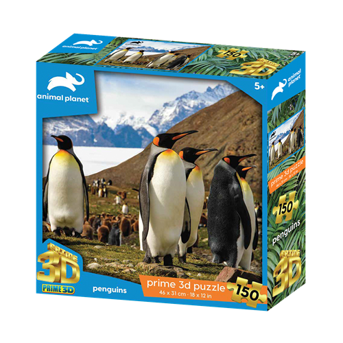 פאזל תלת מימד פינגווינים משפחה 150 חלקים מבית Prime 3D