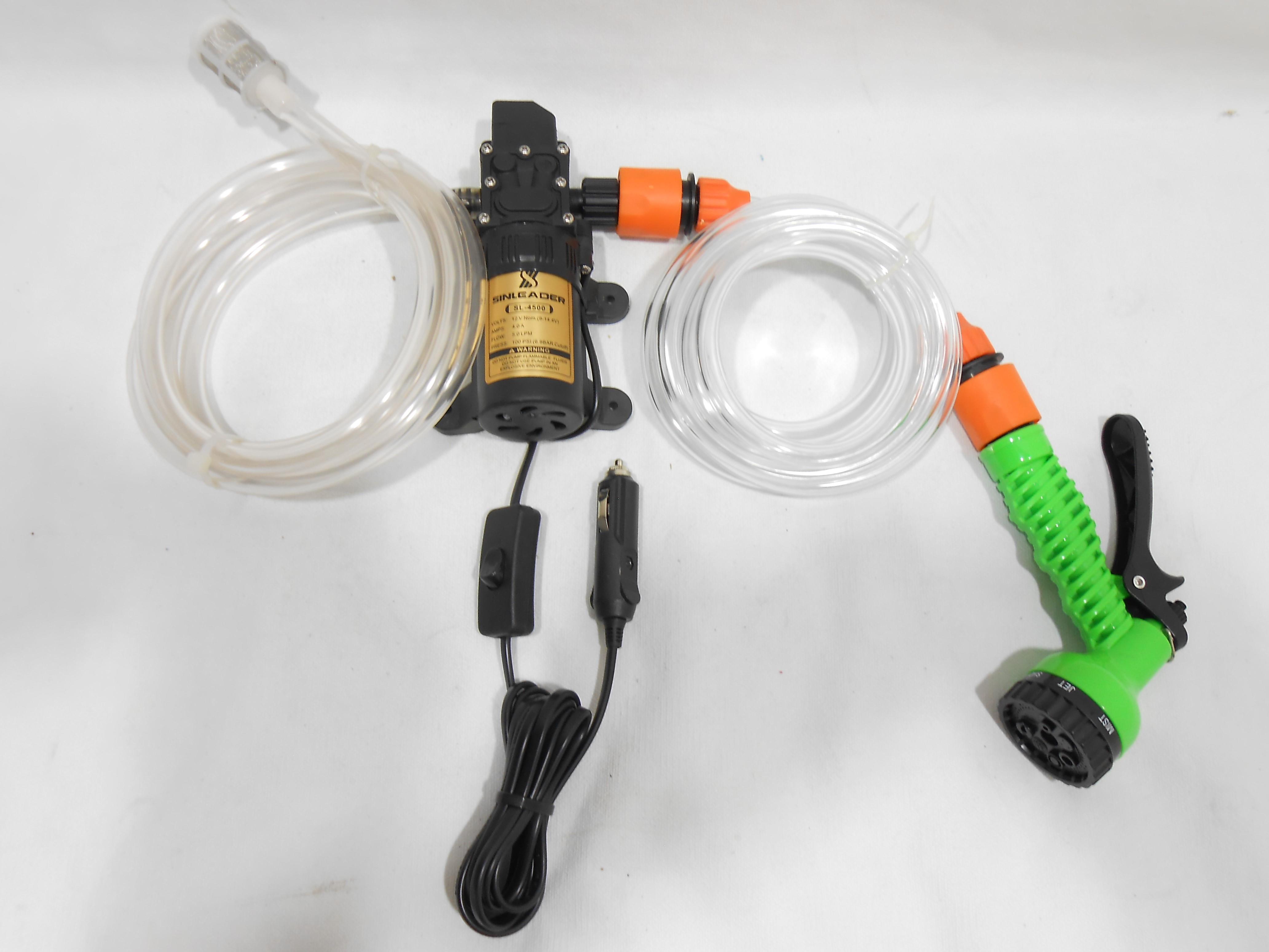 ערכת שטיפת רכב 12V מתאים גם למקלחת שטח קמפינג לייף