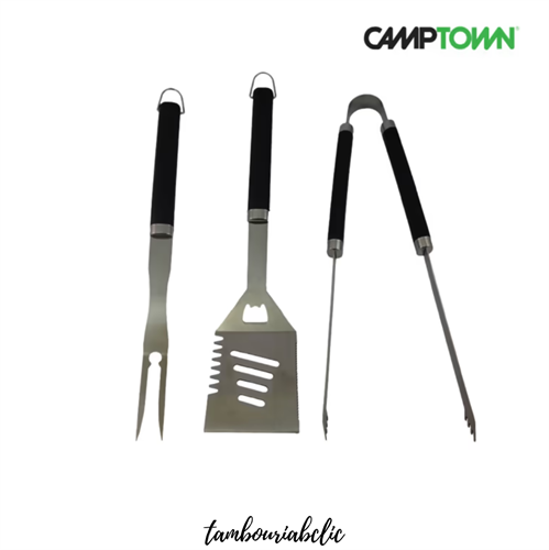 סט כלי מנגל 3 חלקים של Camptown – השדרוג המושלם לכל גרילמן