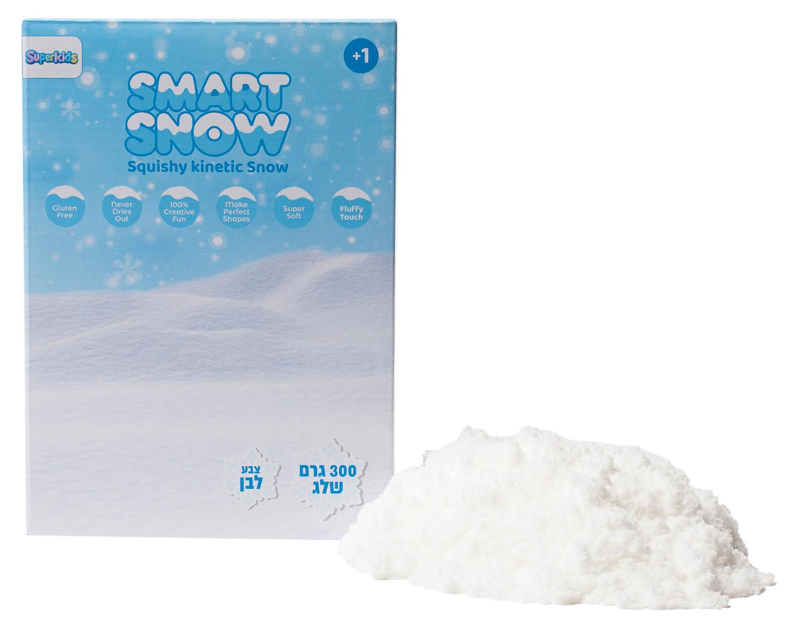 בצק שלג סנסורי – אריזת 300 גרם - מגוון צבעים לבחירה