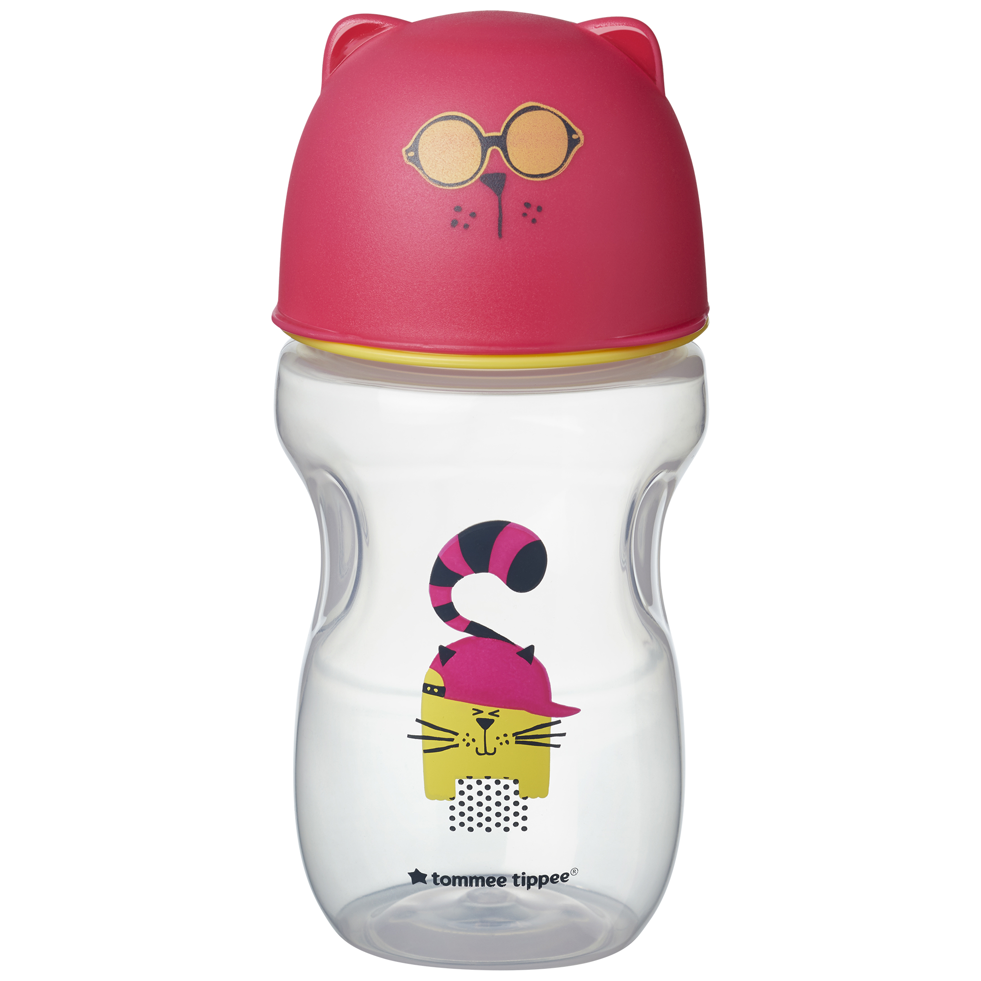 כוס אימון ורודה חתולה 300 מ