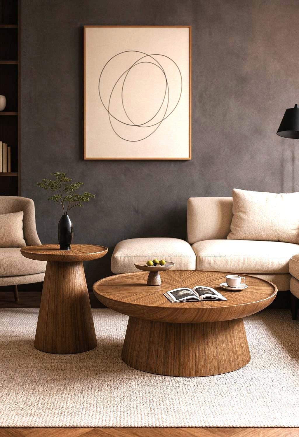 זוג שולחנות דגם אפריקה