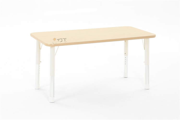 שולחן גן מלבני רגלי מתכת מתכווננות איכותי