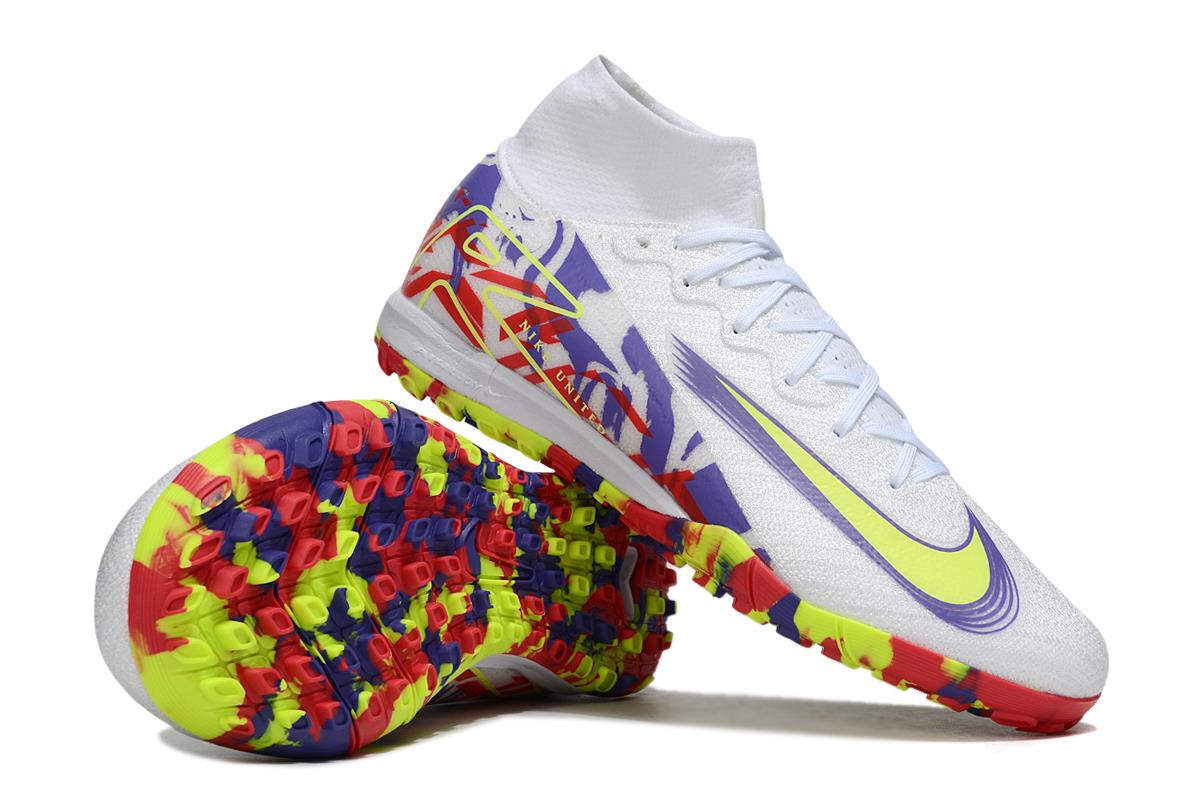 נעלי קטרגל Nike Air Zoom Mercurial Elite XI לבן צבעוני