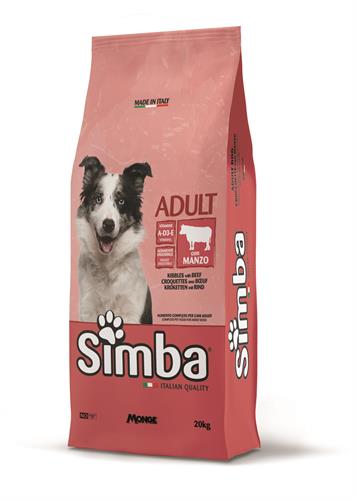 סימבה בקר לכלב 20 קג  Simba