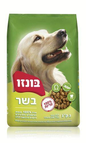 7290005111761 מזון יבש לכלבים בוגרים 3 ק"ג ‏בונזו