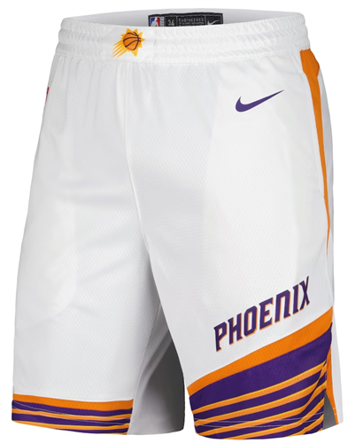 מכנס כדורסל פיניקס סאנס לבן NBA
