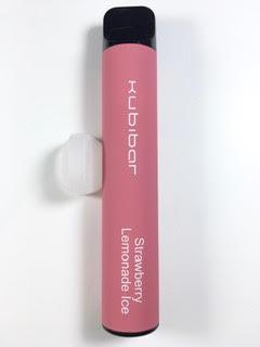 סיגריה אלקטרונית חד פעמית כ 1500 שאיפות Kubibar Disposable 20mg בטעם תות לימונדה Strawberry Lemonade