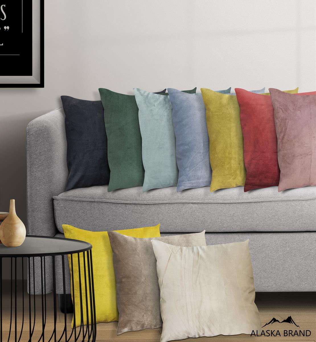 ציפית / כרית נוי 45X45 קטיפה חלק דגם - CHEN במבחר צבעים