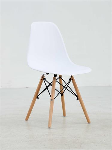 כסא דגם בריסל צבע לבן