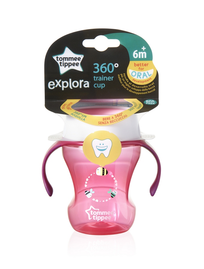 אקספלורה כוס 360 (ורוד) 6+