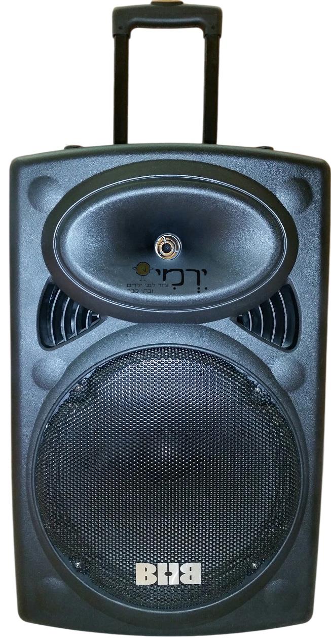 בידורית 12 אינץ' כולל מיקרופון אלחוטי ותאורת לד