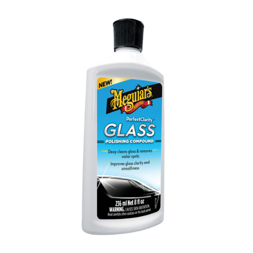 קומפאונד לשמשות - GLASS POLISHING COMPOUND מבית MEGUIAR'S | תכולה 236 מ''ל
